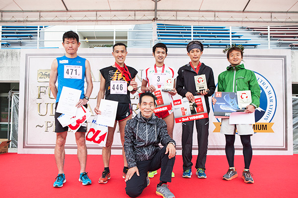 FUJI 5LAKESの部（118km）男子入賞者