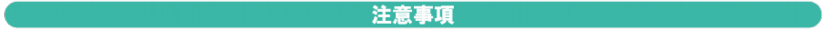注意事項