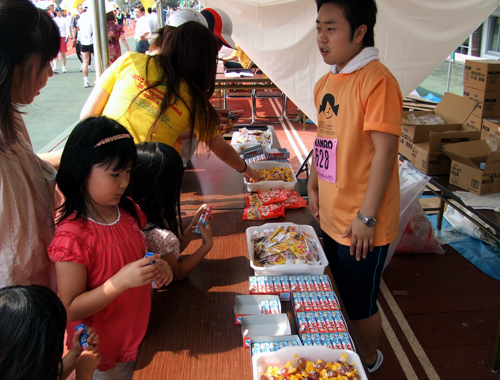 子どもにも人気のキャンディブース