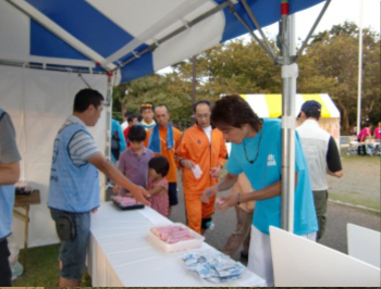 毎回大人気のブース！