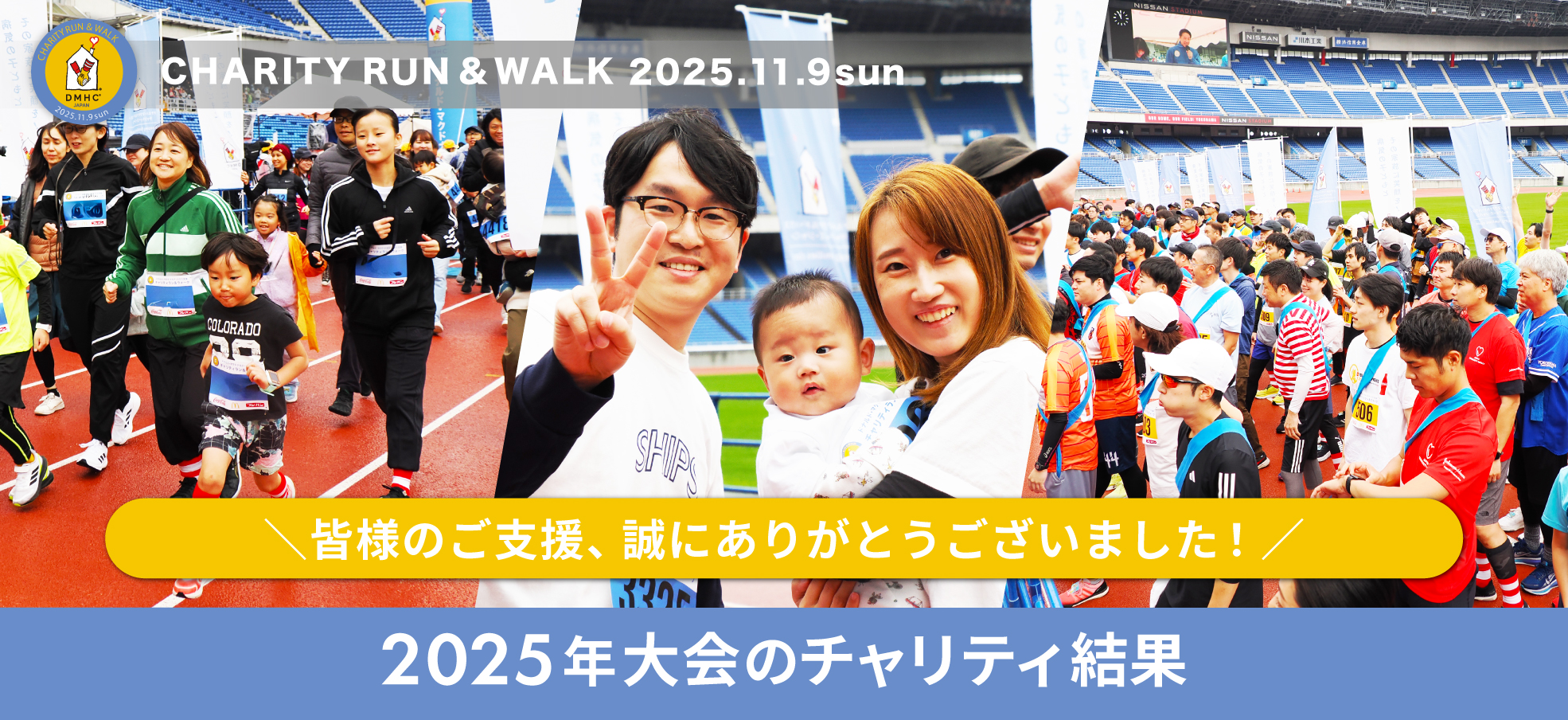 昨年大会のチャリティ金額