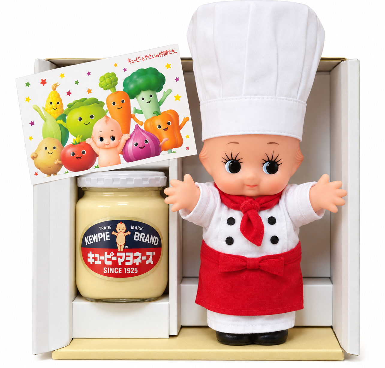 コックキューピー人形＆マヨネーズセット